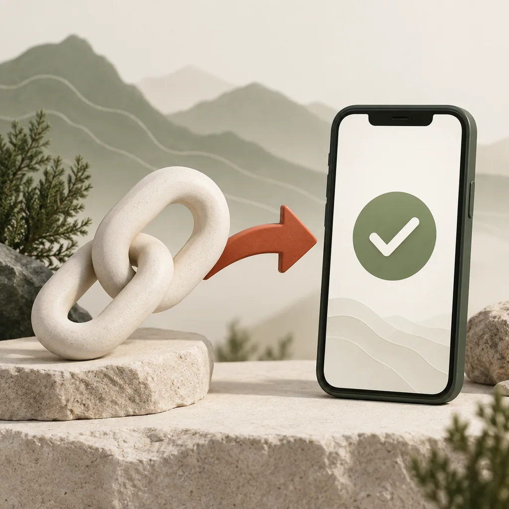 Иллюстрация импорта ссылки подписки
